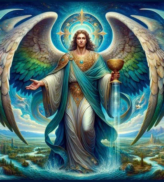Archangel Sachiel_ Angel Of Wealth And Water